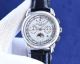 Swiss Patek Philippe Complications 9015 Replica Black Dial Black Leather Strap Watch (2)_th.jpg